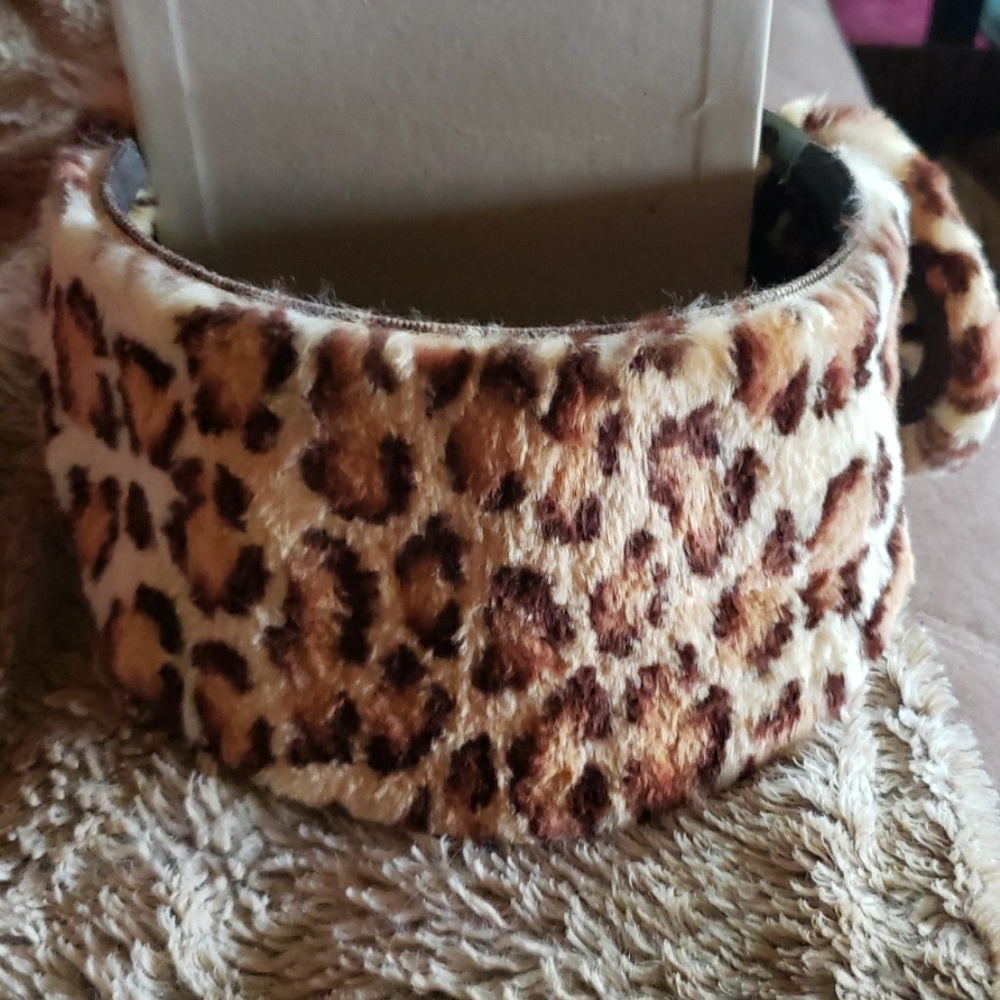 Vintage child leopard hat unique